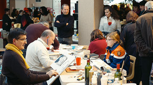 Ensemble au Téléthon, Jean Louis Dall Omo, Jean Lafon et moi