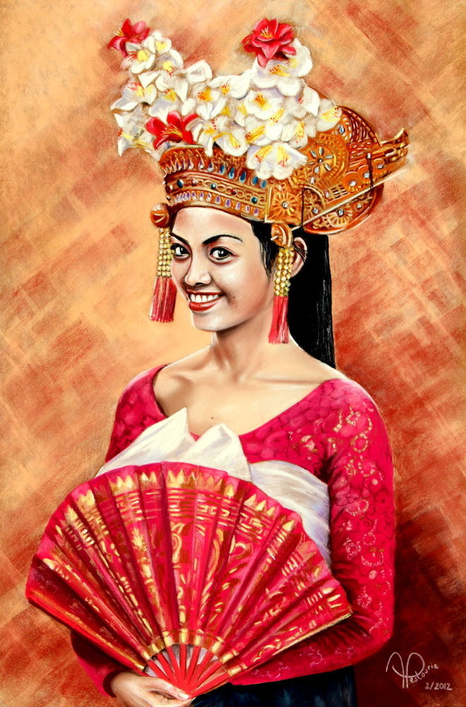 GEDE, jeune danseuse Balinaise