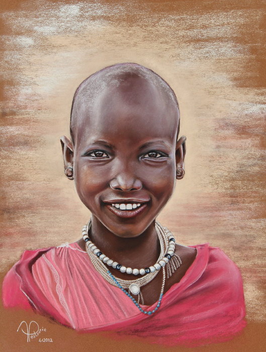 Jeune fille Massa&iuml;